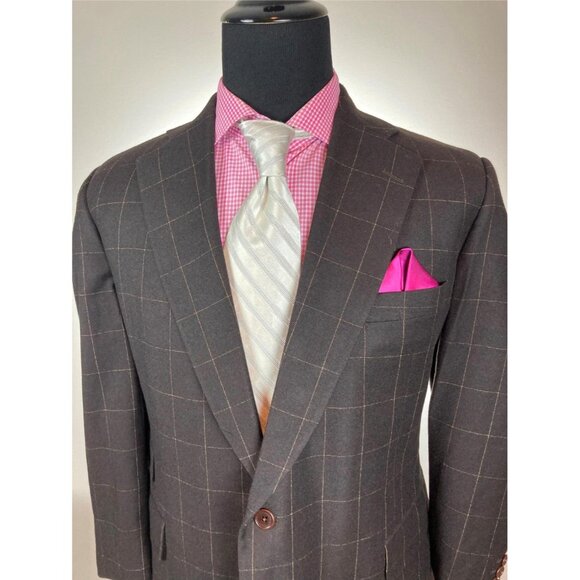 Paul Stuart 10% Cashmere Mens Sport Jacket 44 S / R e54 - Picture 2 of 5